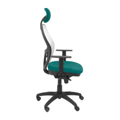 SILLA JORQUERA TELA CON CABECERO MALLA GRIS