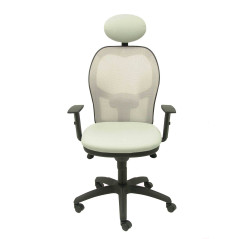SILLA JORQUERA TELA CON CABECERO MALLA GRIS