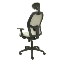 SILLA JORQUERA TELA CON CABECERO MALLA GRIS