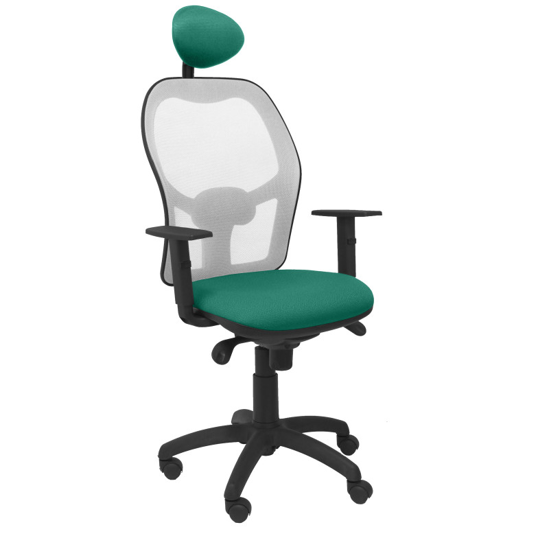 SILLA JORQUERA TELA CON CABECERO MALLA GRIS SILLA JORQUERA TELA CON CABECERO MALLA GRIS