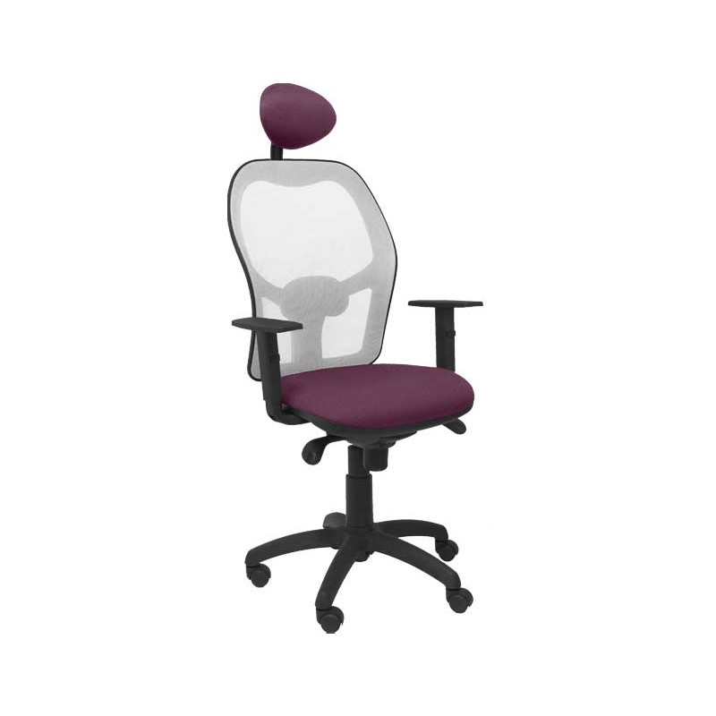 SILLA JORQUERA TELA CON CABECERO MALLA GRIS SILLA JORQUERA TELA CON CABECERO MALLA GRIS