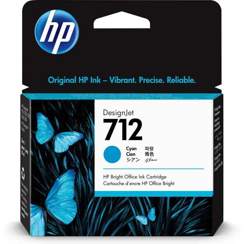 INKJET ORIGINAL HP Nº712 38ml INKJET ORIGINAL HP Nº712 38ml