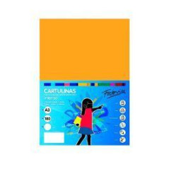 PAQUETE 50h CARTULINA FABRISA A3 180gr