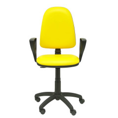 SILLA OPERATIVA AYNA SIMILPIEL CON BRAZOS
