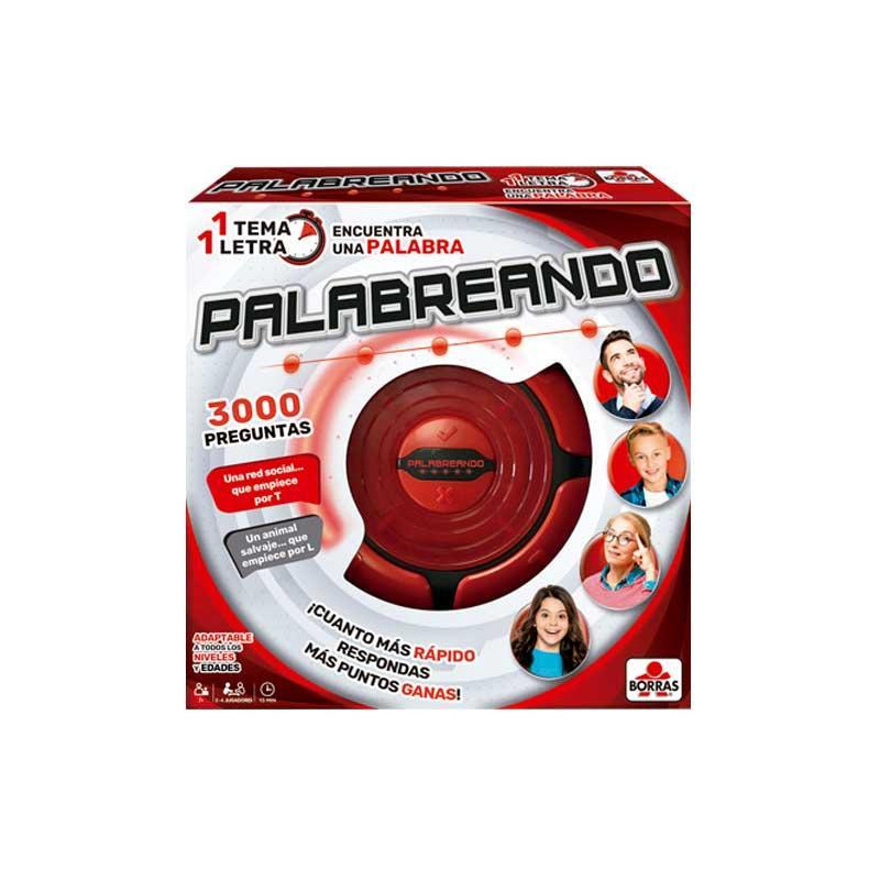 JUEGO BORRAS "PALABREANDO" JUEGO BORRAS "PALABREANDO"