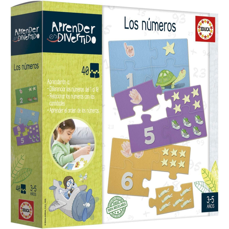 JUEGO EDUCA "APRENDER ES DIVERTIDO: LOS NÚMEROS" JUEGO EDUCA "APRENDER ES DIVERTIDO: LOS NÚMEROS"