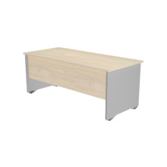 MESA ROCADA SERIE WORK 160x80cm ALUMINIO-HAYA