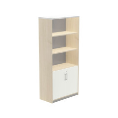 ARMARIO PUERTAS BAJAS ROCADA SERIE STORE  HAYA - BLANCO 195x90cm