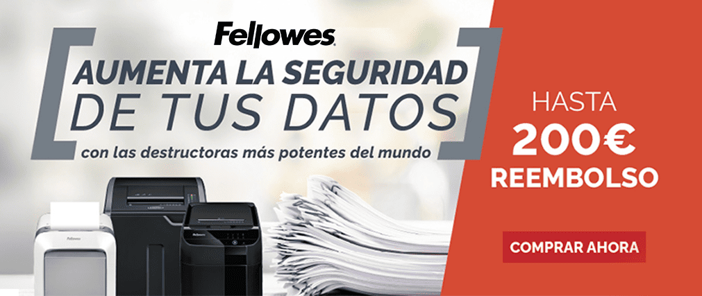 Reembolso Destructoras Fellowes