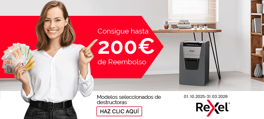 Rexel Reembolso Destructora c